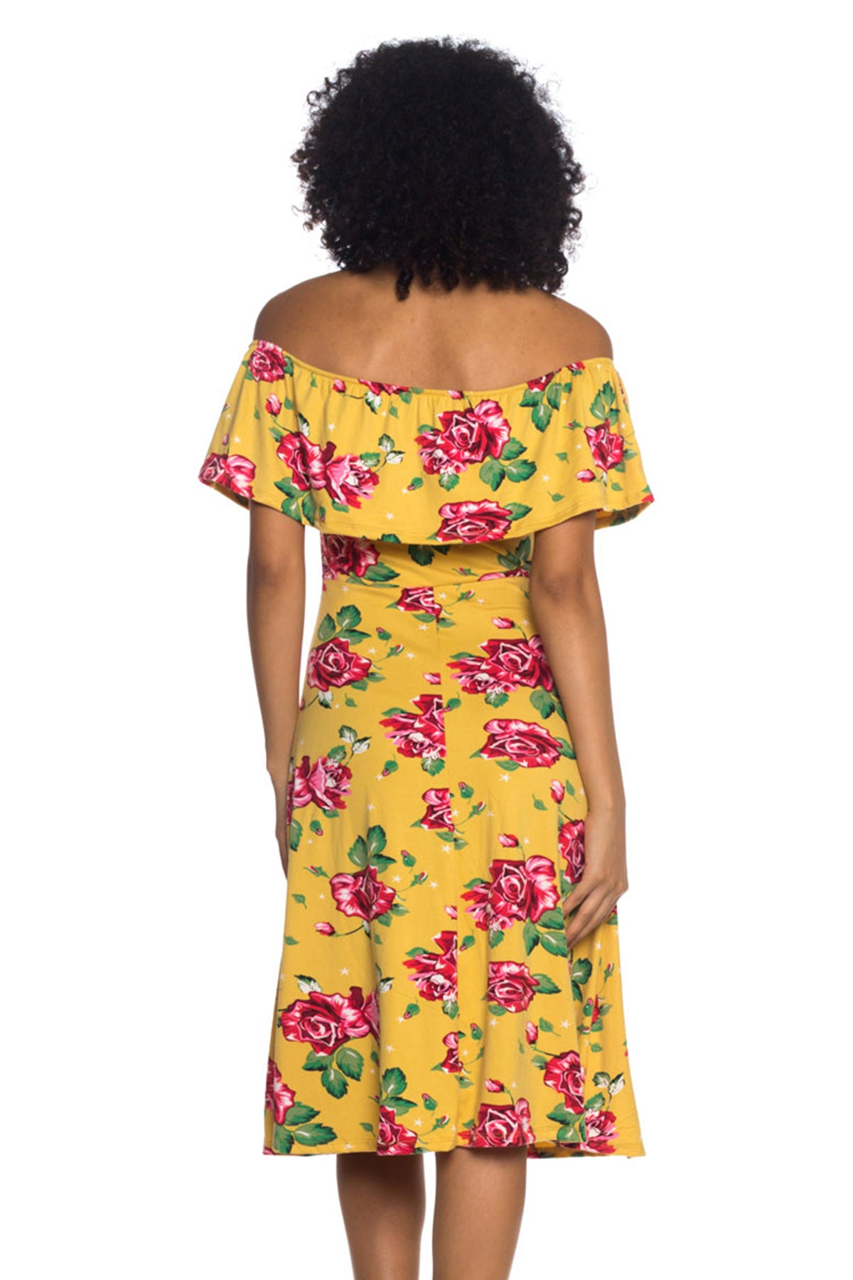 [$3/piece] Floral Off Shoulder Flare Dress