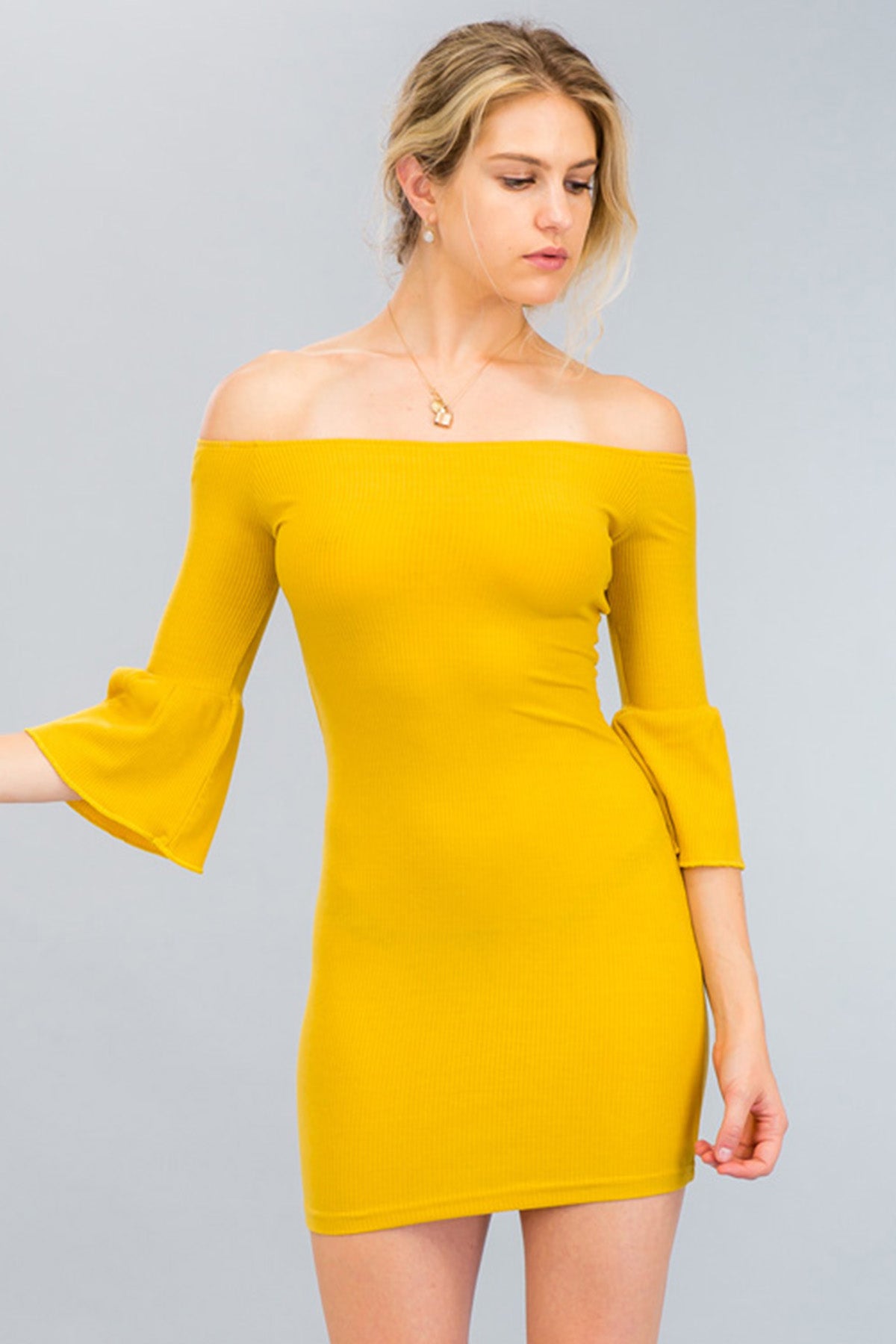 [$3/piece] Off Shoulder Mini Dress