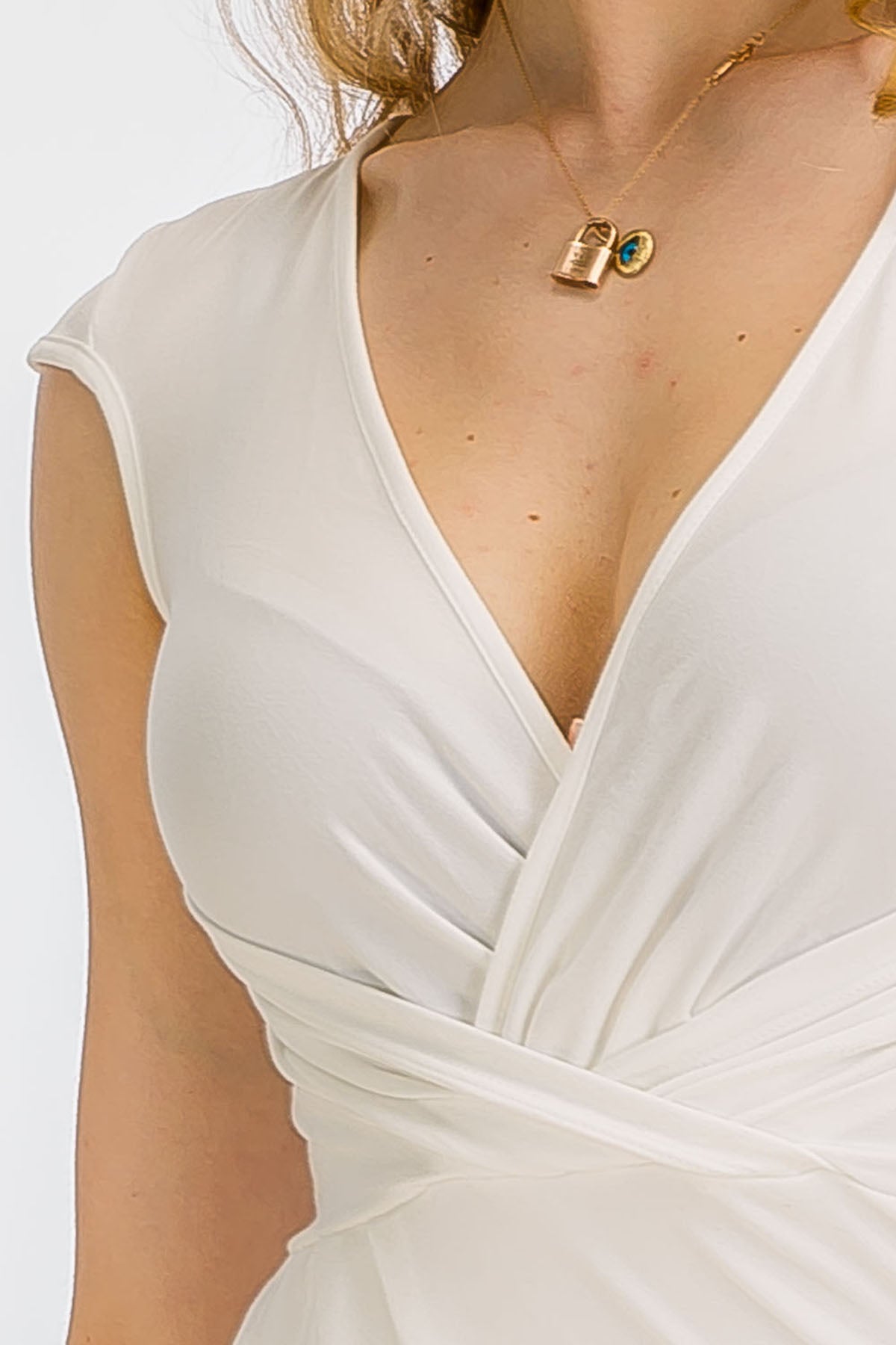 [$3/piece] Wrap Surplice Mini Dress