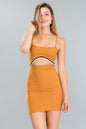 [$2/piece] Cut Out Front Ribbed Cami Dress