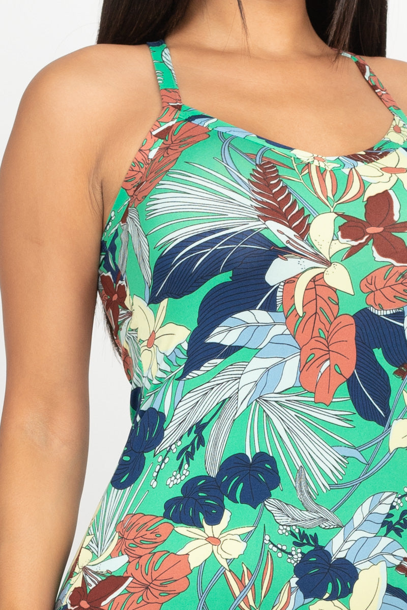 [$3/piece] Floral Bodycon Maxi Dress