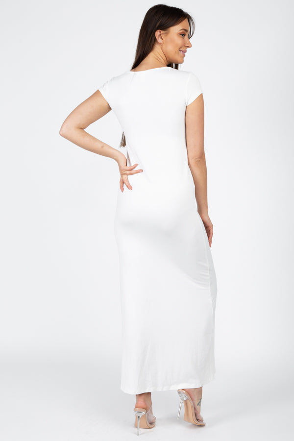 [$3/piece] Cap Sleeve Maxi Dress