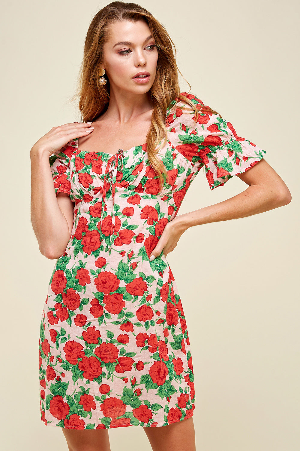 [$5/piece] Floral Sweet Heart Dress