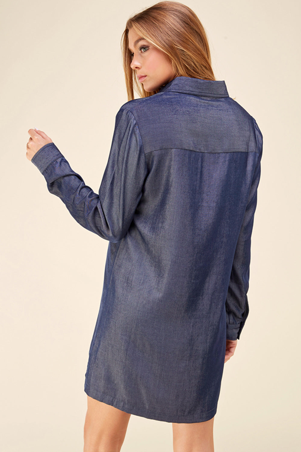 [$5/piece] Lyocell Denim Shirts Dress
