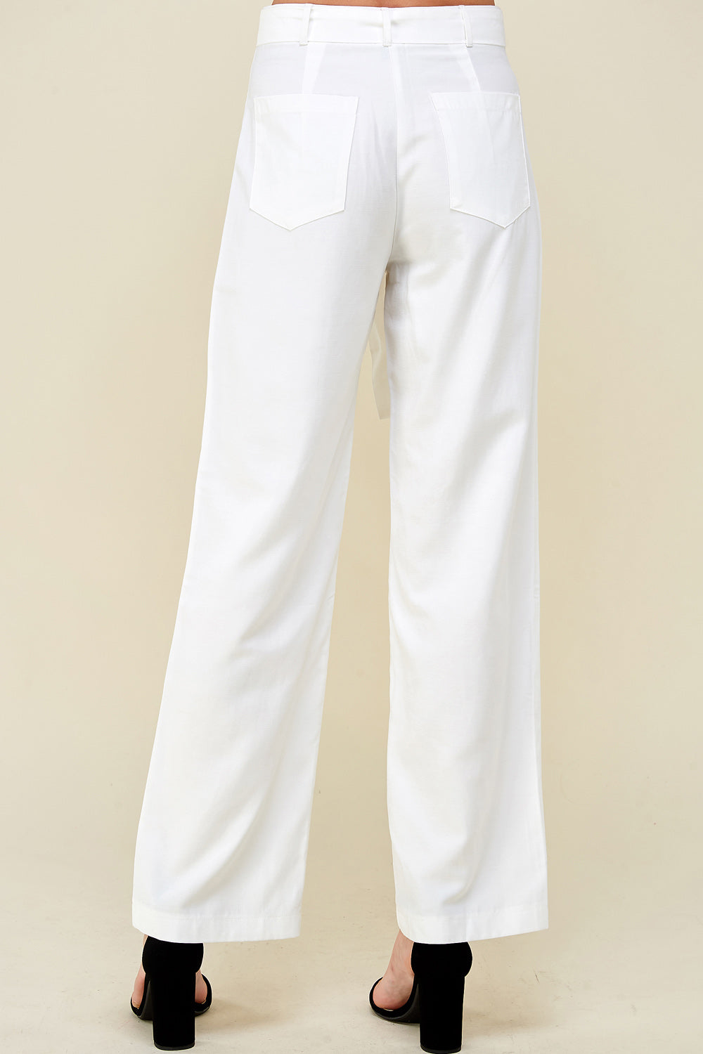[$5/piece] Belted high waist pants